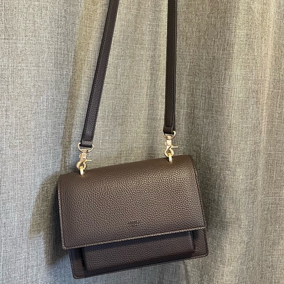 Angela Roi Dark Brown Crossbody Bag - Picture 2 of 12
